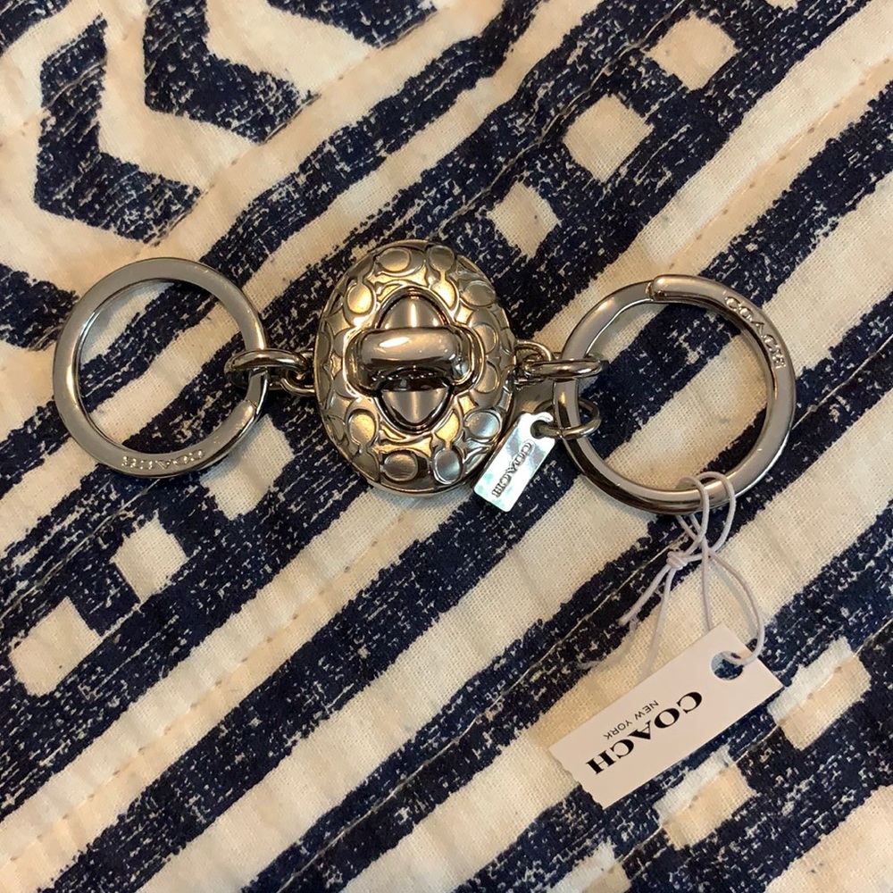 Coach Valet Keyring